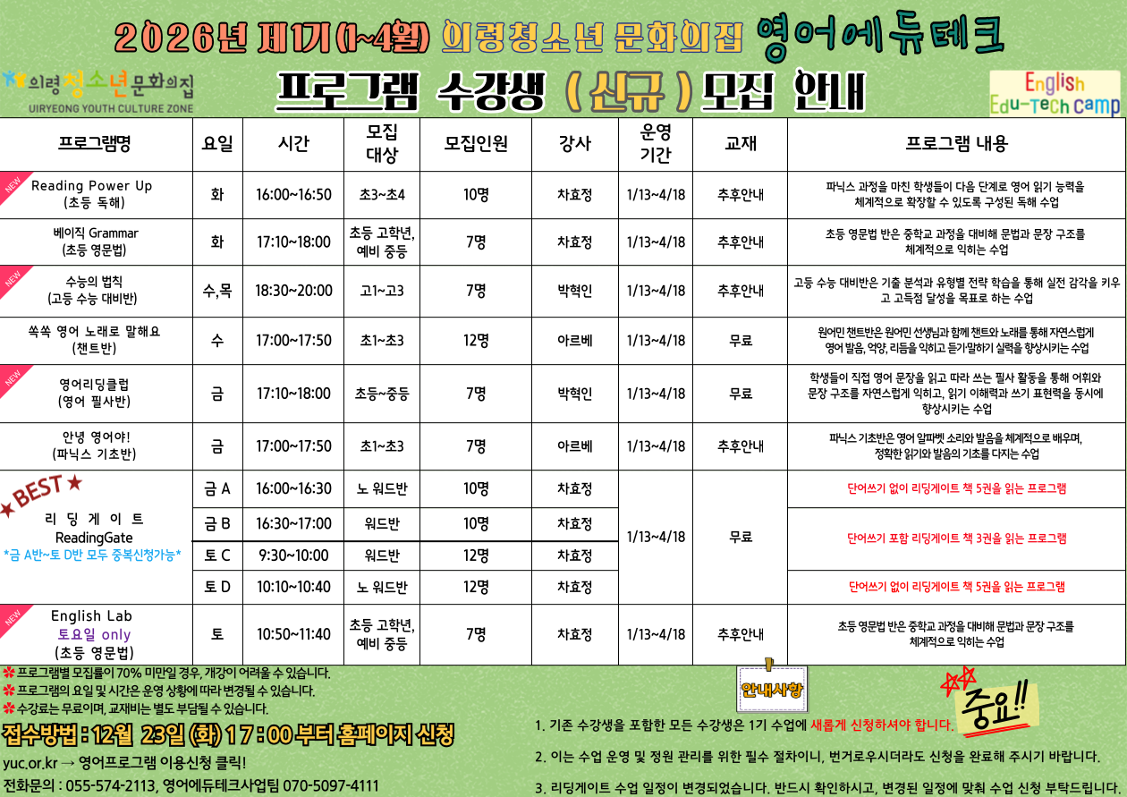 English Lab (초등 영문법) [2026년 제1기]  이미지